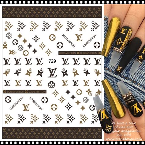 lv nail decals|louis vuitton nail foil patterns.